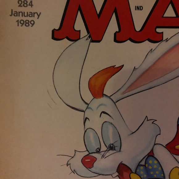 1989 MAD Magazine #284 Roger Rabbit Cover / Fisherman Collection - Picture 5 of 7